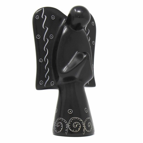 Slickblue Artisan Soapstone Angel – Hand-carved 5-inch Sculpture ...