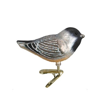 Old World Christmas 1.5 Inch Cherry Chickadee Clip On Happiness Tree Ornaments