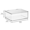 iDesign Stackable Hinged-Lid Pantry Storage Box - Set of 2 - Clear - 4 of 4