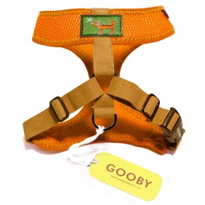 Gooby Choke Free Freedom Harness for Small Dogs, XSmall, Orange - 1 of 1