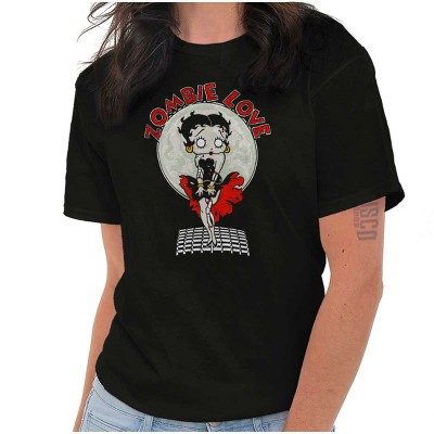 Betty Boop Zombie Movie Star Pose Womens Graphic T Shirt Tees Brisco Brands