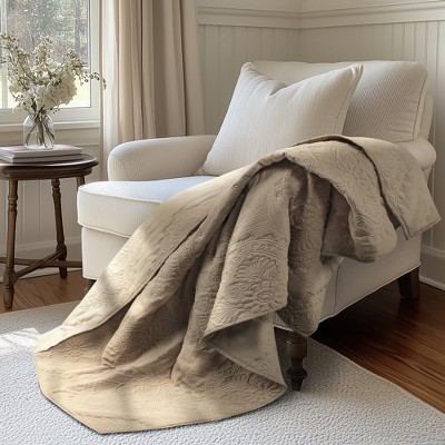Muslin Stitch Quilted Throw - Levtex Home