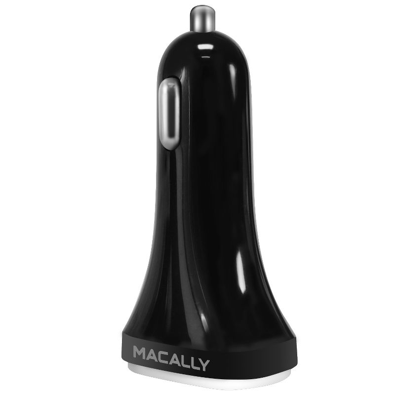 Macally 20 Watt Dual Port USB-A and USB-C Car Charger, 2 of 6