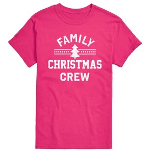 Men's - Instant Message - Family Christmas Crew Short Sleeve Graphic T-Shirt - 1 of 4