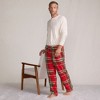 Lands' End Men's High Pile Fleece Lined Flannel Pajama Pants - 4 of 4