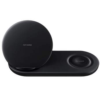 Samsung Wireless Charger DUO Fast Charge Stand & Pad EP-N6100 - Black (Refurbished)