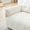 83.1" Cloud Fabric 2-Seater Sofa with Straight-Line Design & Fluffy Sponge Cushioning - 2 of 4