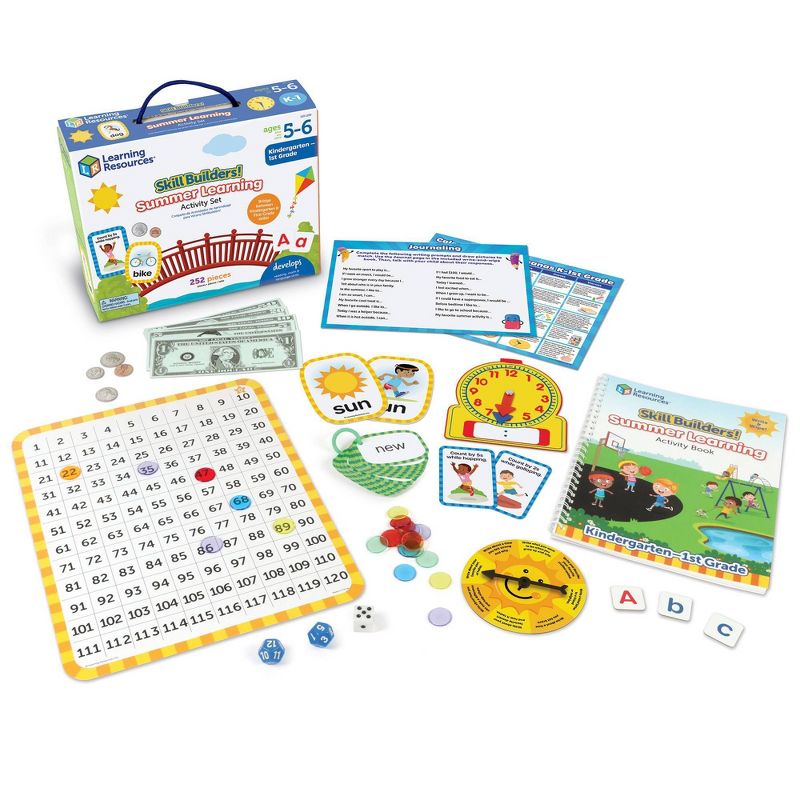 Learning Resources Skill Builders Summer Learning Activity Set K to 1st, 1 of 10