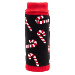 The Worthy Dog Candy Cane Pullover Sweater - 1 of 3