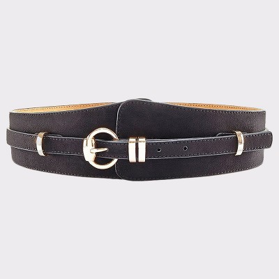 Women's 2-In-1 Faux Suede Waist Belt - LASCANA