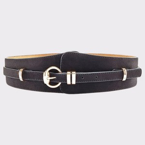 Women's 2-In-1 Faux Suede Waist Belt - LASCANA - 1 of 4
