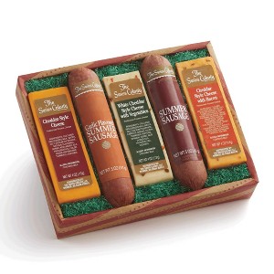 The Swiss Colony Cheese & Sausage 5-Pack Gift Box, 1 lb. 6 oz. - 1 of 1