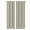 Solid Blackout Thermal Grommet Curtain Panels With Foam Backing (Set of 2) - 2 of 3