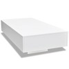 Coffee Table High Gloss White MDF with high gloss finish - 2 of 4