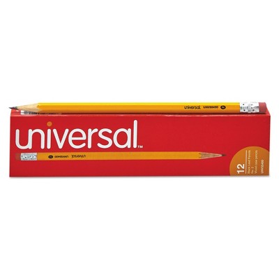 Universal 12pk #2 Woodcase Pencil Yellow