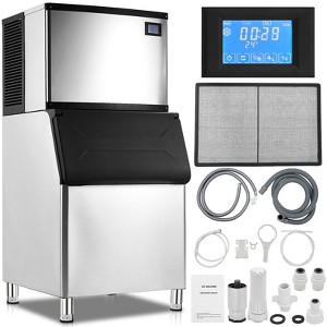 WhizMax Commercial Ice Maker Machine 550Lbs/24H, Industrial Ice Machine ETL Approval 440 Lbs Storage Bin, for Bar/Cafe/Restaurant/Business - 1 of 4
