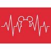 Men's Mickey & Friends Heartbeat Mickey Mouse Logo T-Shirt - 2 of 4