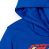 DC Comics Justice League Superman Batman The Flash Fleece Pullover Hoodie Toddler to Big Kid - 3 of 4