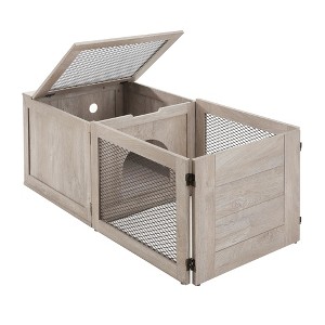 unipaws 3 in 1 Mutil Purpose Cat Birthing Nesting Box - 1 of 4