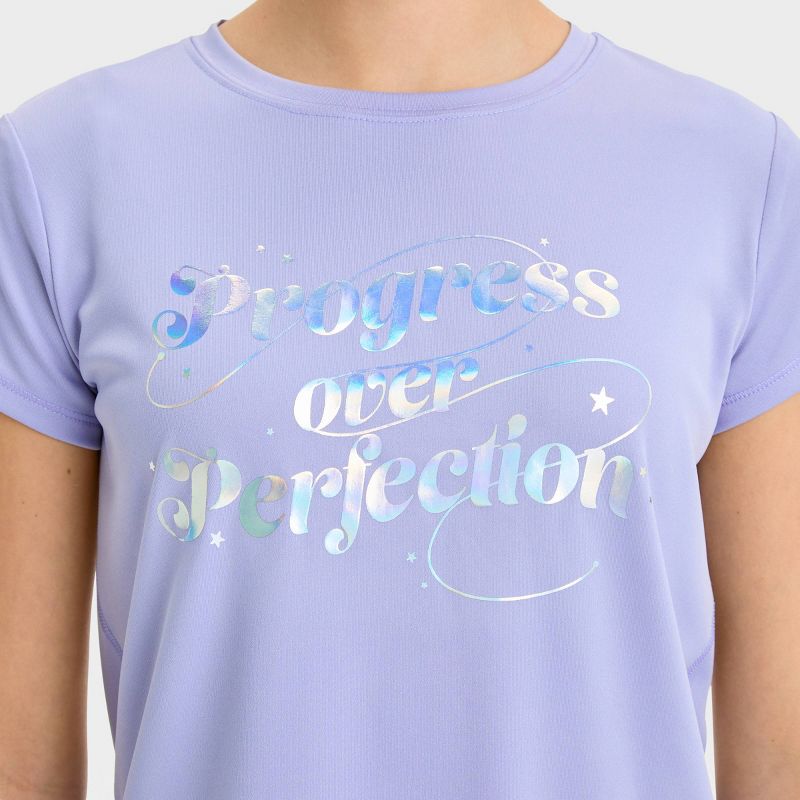 Girls' Short Sleeve Graphic T-Shirt - All In Motion™, 3 of 5