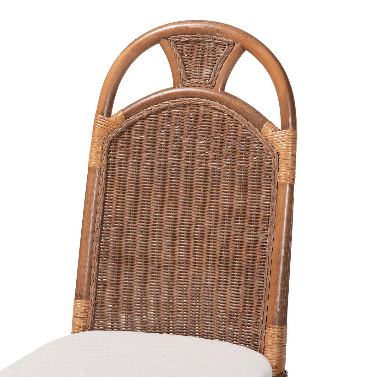 bali & pari Raya Natural Rattan Dining Chair Brown - thumbnail 6