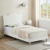 Twin size Bed Frame Upholstered Twin Size Platform with Headboard - 2 of 4