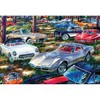 TDC Games World's Smallest Die Cut Puzzle - Corvette Dreams - Measures 4 x 6 inches when assembled - Includes Tweezers - 2 of 3