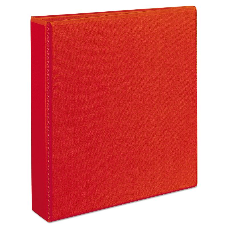 Avery Heavy-Duty View Binder w/Locking 1-Touch EZD Rings 1 1/2" Cap Red 79171, 2 of 9