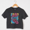 Simply Sage Market Boho Sunshine State Of Mind Flowers Boxy Crop Top - 3 of 4