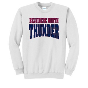 Adult Belvidere North High School Thunder Name Classic Fleece
