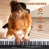 SUGIFT 88-Key Electric Keyboard Portable Digital Piano with Bluetooth Audio/MIDI, 10-Hour Battery, Stand, Pedal, Carrying Bag - 4 of 4