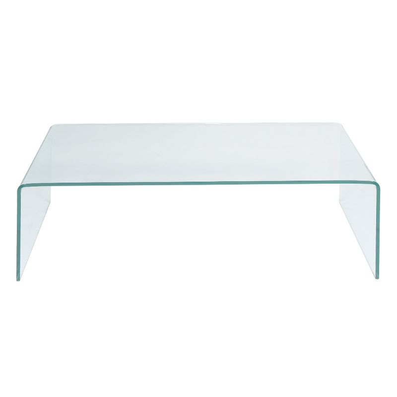 Tangkula Tempered Glass Coffee Table Accent Cocktail Side Table Living Room Furniture, 1 of 8