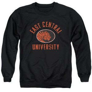 East Central University Official Tigers Logo Adult Crewneck Sweatshirt - 1 of 4