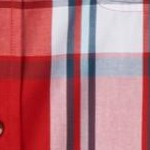 brick red plaid