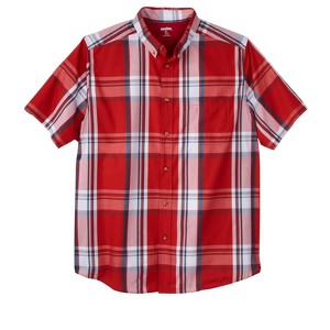 KingSize Short Sleeve Wrinkle Resistant Sport Shirt - 1 of 4