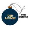 University of San Diego Alumni Wood Christmas Tree Holiday Ornament - 2 of 4