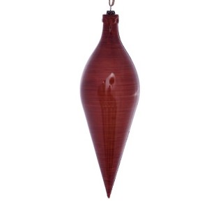 Vickerman Wood Grain Shuttle Ornament - 1 of 1