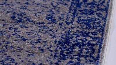 Ivory Synthetic Hand-Knotted Easy-Care Rectangular Rug