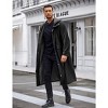 COOFANDY Men's Rain Jacket with Hood Waterproof Lightweight Active Long Raincoat - 2 of 4