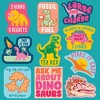 Dinosaur Sticker Extra Large Stickers for Adults Funny Adhesives with Memes - Crazy Dog  With Dinosaur Sayings - 2 of 4
