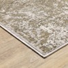 5'3x7'6 Nirvan Industrial Abstract Indoor Area Rug Beige/Gray - Captiv8e  Designs