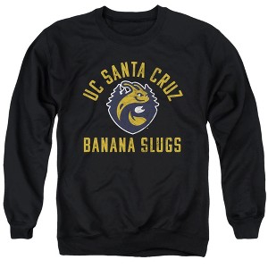 University of California-Santa Cruz Official Banana Slugs Logo Adult Crewneck Sweatshirt - 1 of 4