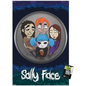Trends International Sally Face - Fisheye Unframed Wall Poster Prints - 1 of 4