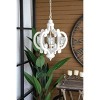 VYNXARIA 6-Light Distressed Cream Farmhouse Ceiling Lights, Vintage Pendant Chandelier with Adjustable Chain for Home Decor - 2 of 4