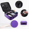Unique Bargains Makeup Bag Organizer with Adjustable Removable Dividers for Cosmetics Makeup Brushes 1Pcs - 2 of 4