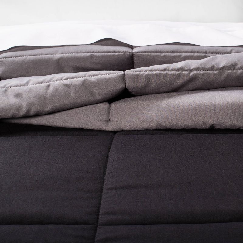 Reversible Microfiber Solid Comforter - Room Essentials™, 5 of 13