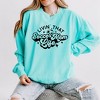 Simply Sage Market Women's Lightweight Garment Dyed Graphic Sweatshirt Soccer Mom Life - 2 of 4