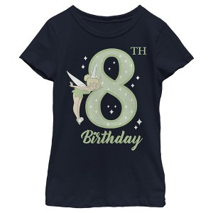 Girl's Peter Pan Tinker Bell 8th Birthday T-Shirt - 1 of 4