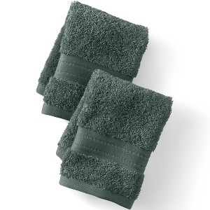 Lands' End Premium Supima Cotton 2-Piece Washcloth Set - 1 of 3