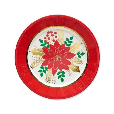 16ct Holiday Celebration Dessert Plates - PAPYRUS